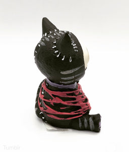 Black Mao Mao the cat Signature Furrybones Collectible Figurine Glow Fish Studios