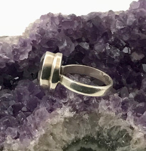 Amethyst Gemstone Sterling Silver Ring size 5.5