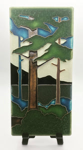 Motawi Tileworks 4x8 Pine Landscape (Summer Vertical) – Glow Fish Studios