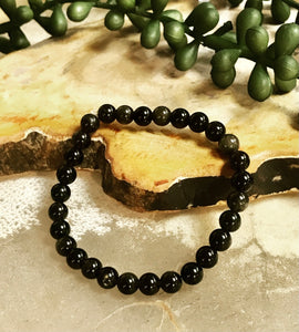 Golden Obsidian 6mm Bead Bracelet