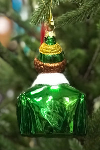 Buddy the Elf Glass Holiday Ornament